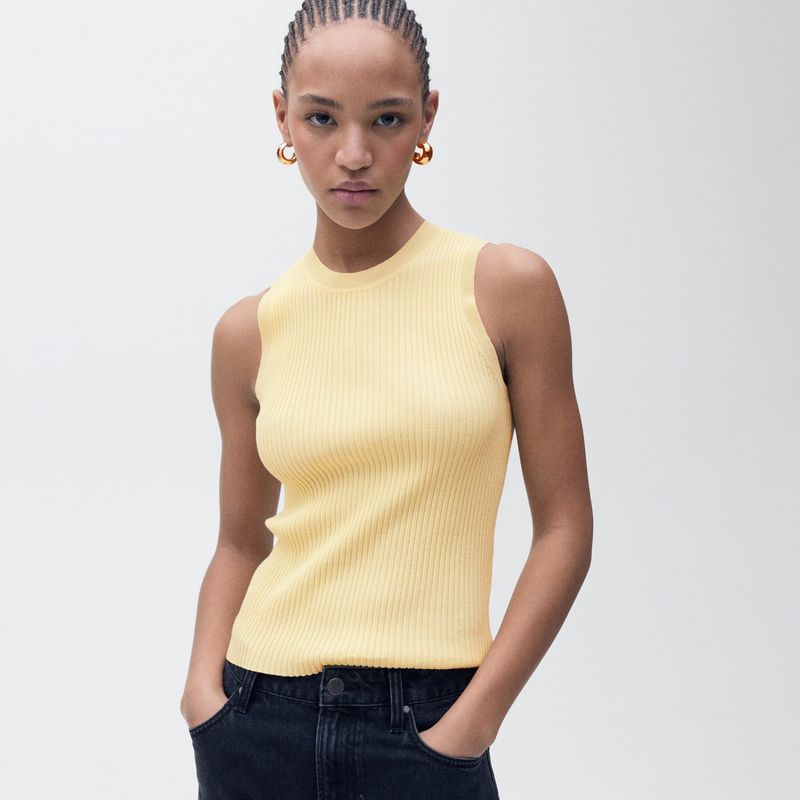 MANGO - Top esqueleto Mujer Sin mangas  MANGO