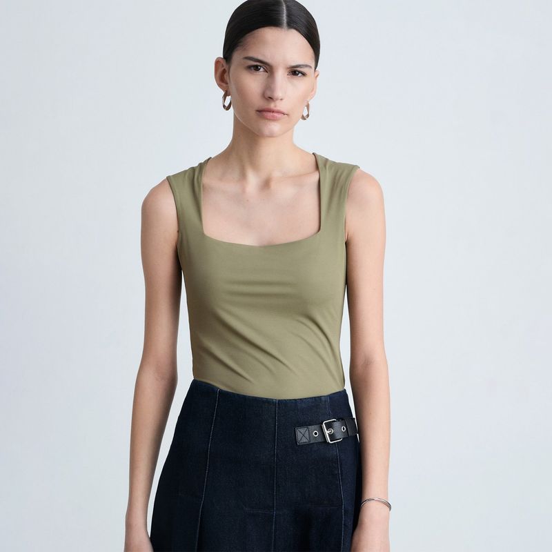 MANGO - Top esqueleto Mujer Sin mangas MANGO