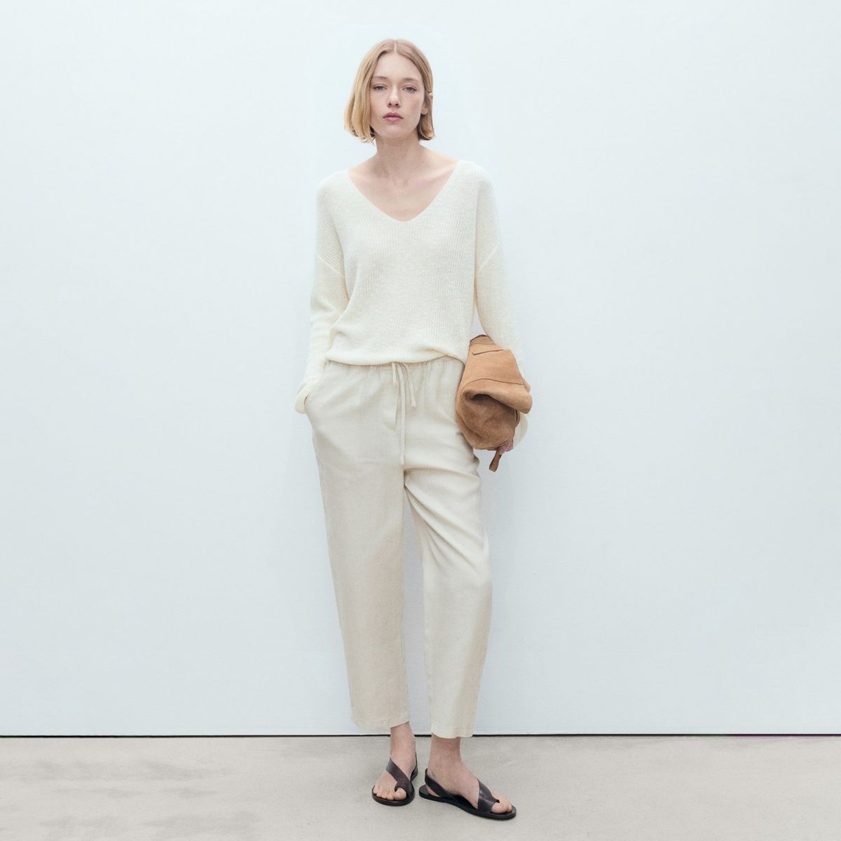 MANGO - Pantalón de Lino Mango