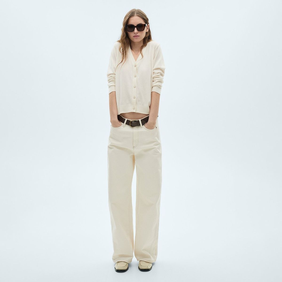 MANGO - Cardigan Mujer Tejido Mango