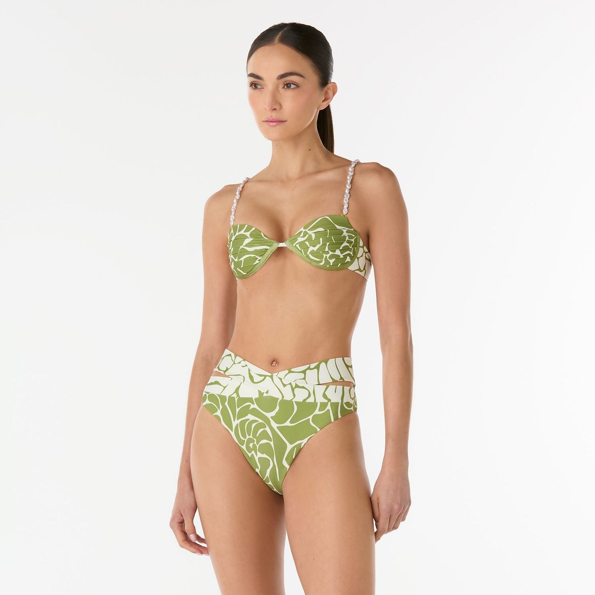 PALMACEA SWIMWEAR - Top vestido de baño Alicia Fara con varilla y copa prehormada Palmacea Swimwear