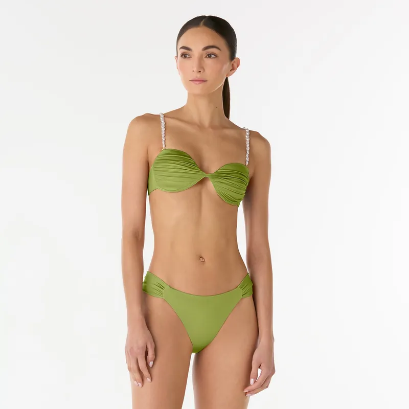 PALMACEA SWIMWEAR - Top vestido de baño Alicia Fara con varilla y copa prehormada Palmacea Swimwear