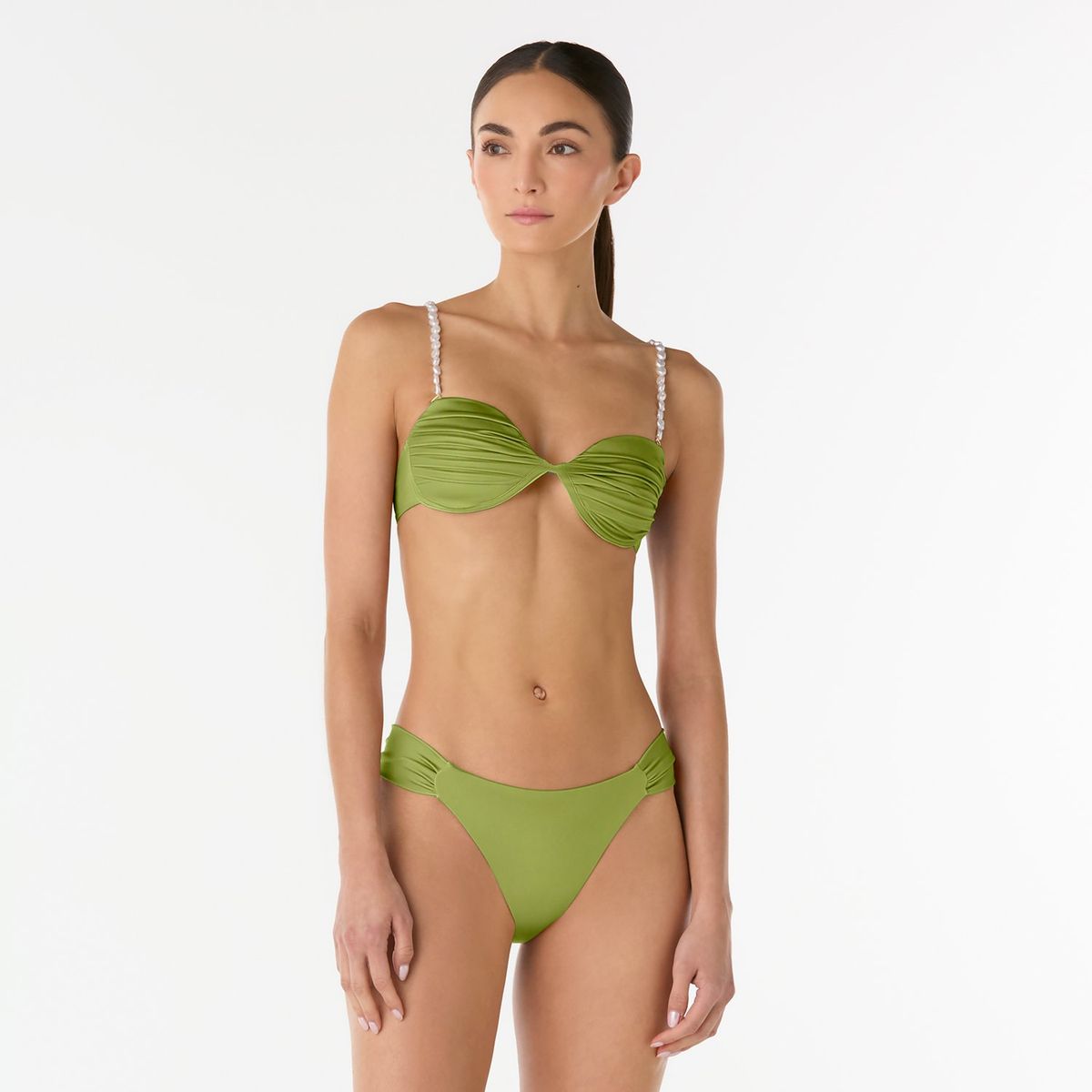 PALMACEA SWIMWEAR - Top vestido de baño Alicia Fara con varilla y copa prehormada Palmacea Swimwear