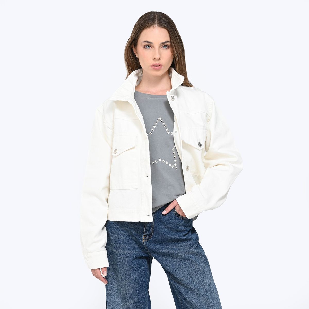 DENIMLAB - Chaqueta Mujer de Algodón Denimlab