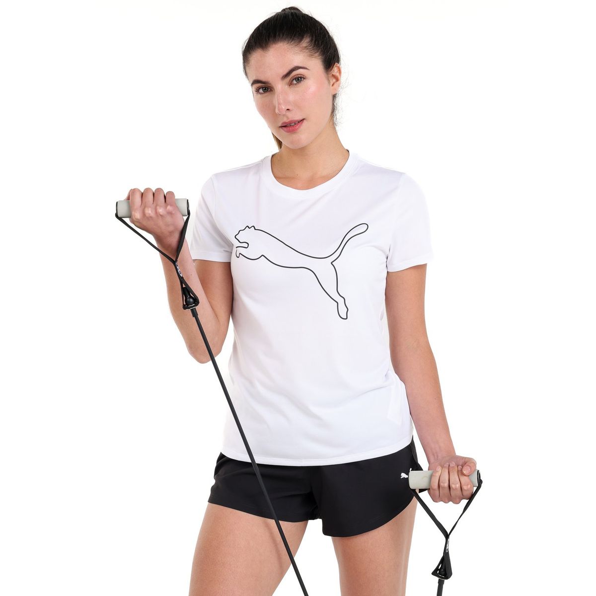 PUMA - Camiseta Deportiva Mujer Manga corta Puma Lifestyle