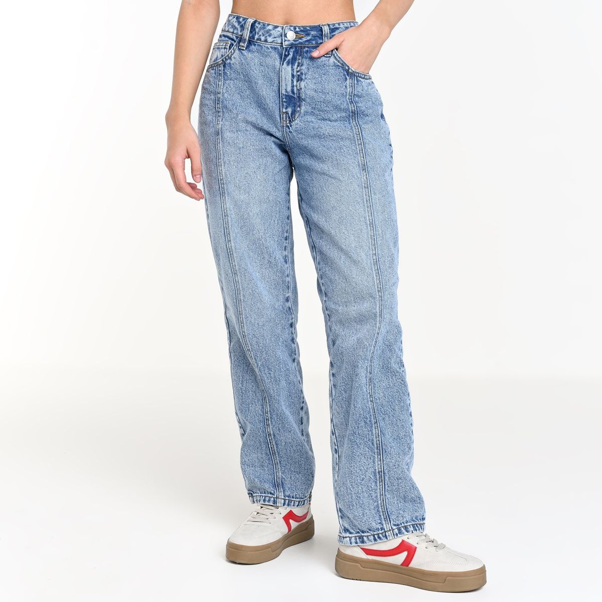 SYBILLA - Jean Recto Mujer Tiro alto Sybilla