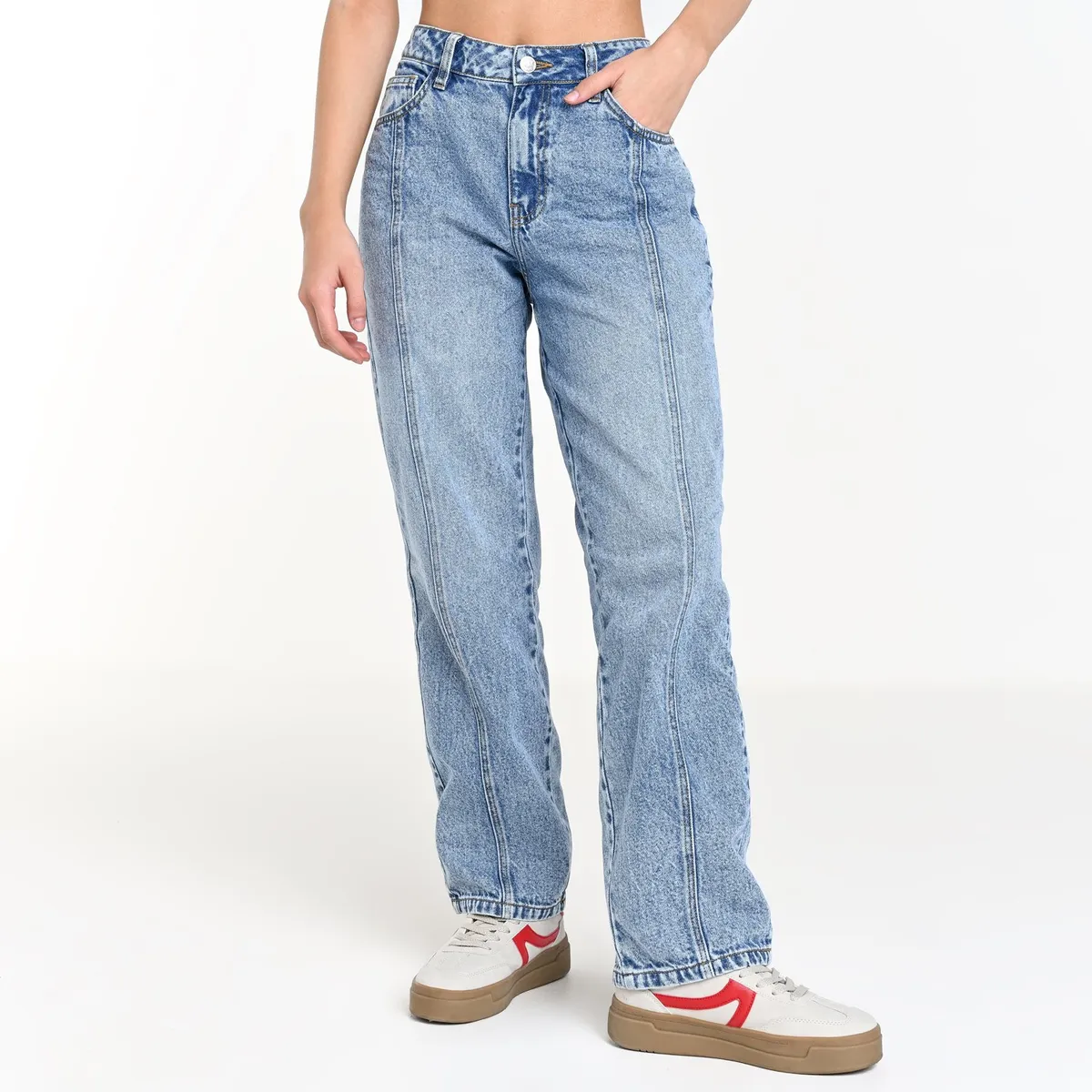 SYBILLA - Jean Recto Mujer Tiro alto Sybilla