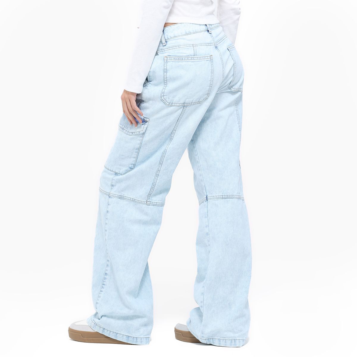 SYBILLA - Jean Wide leg Mujer Tiro alto Sybilla