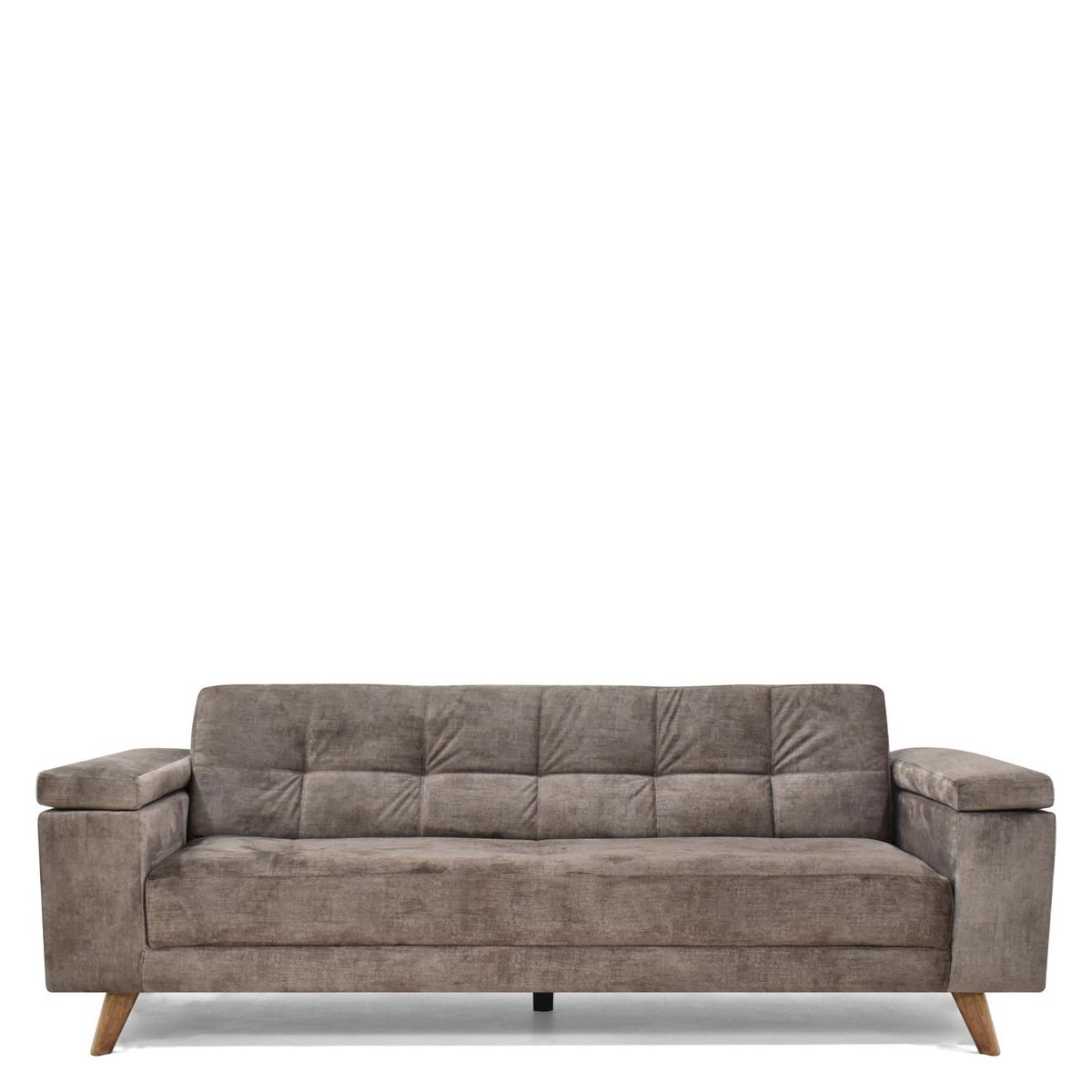 MICA - Sofá cama MASAYA 3 puestos Poliéster