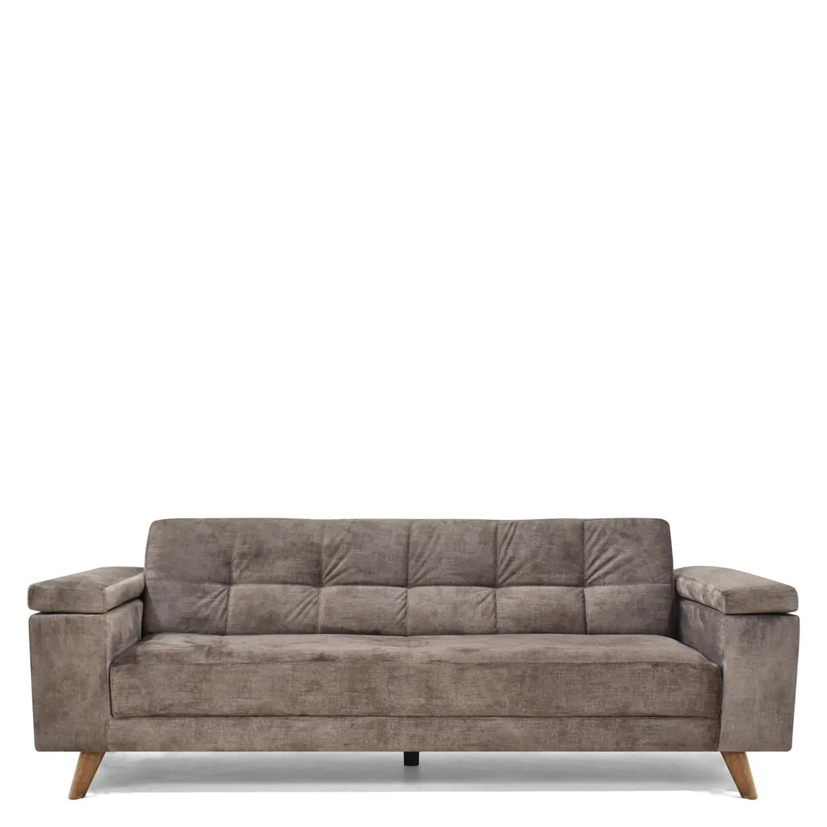 MICA - Sofá cama MASAYA 3 puestos Poliéster