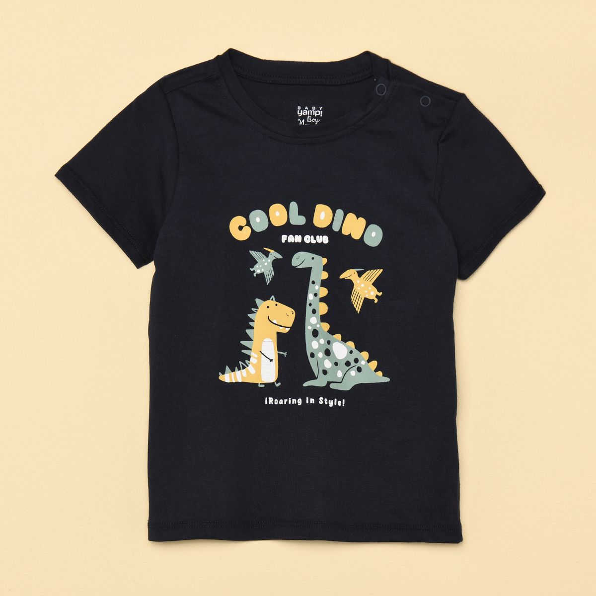 YAMP - Camiseta Bebé niño con Estampado Manga corta Algodón Yamp