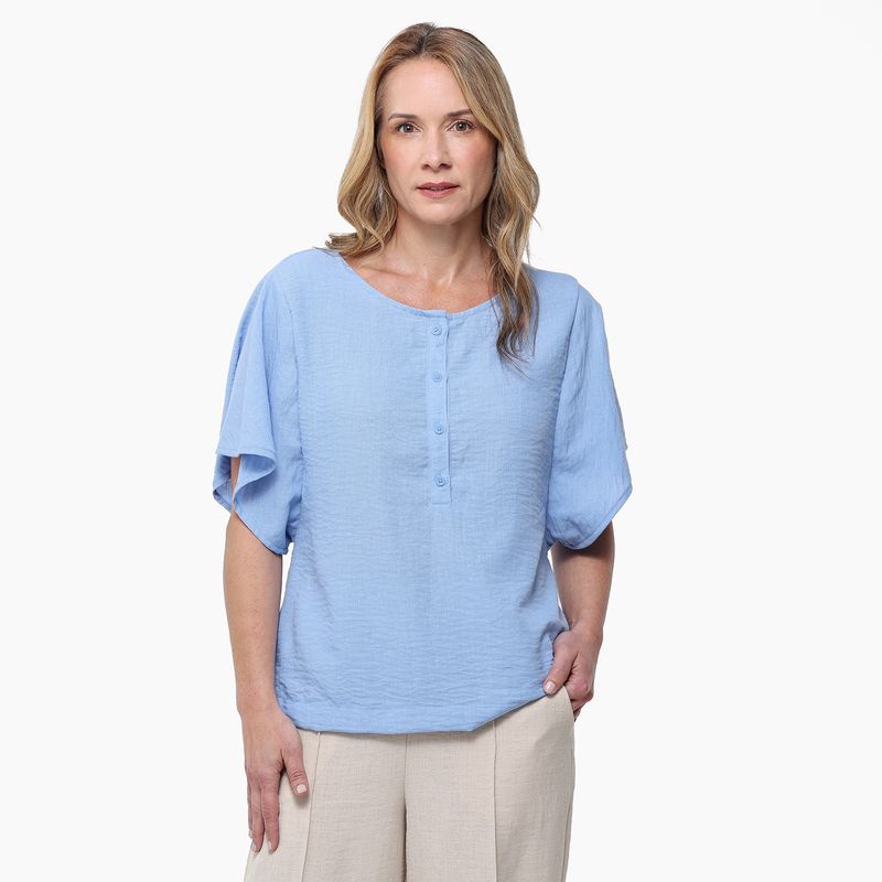 NEWPORT - Blusa Mujer Manga corta Newport