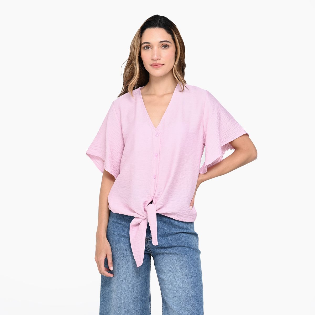 NEWPORT - Camisa Mujer Manga corta Newport