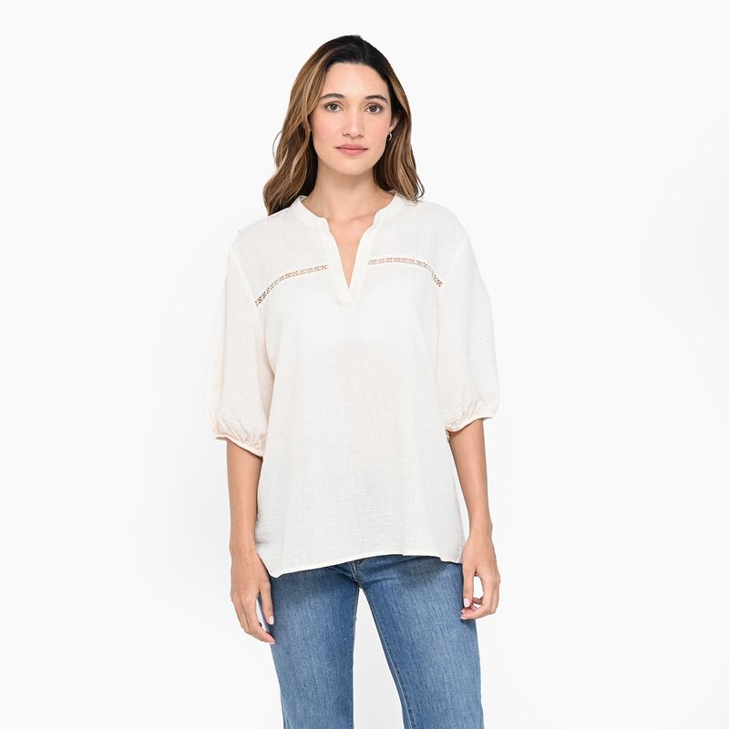 NEWPORT - Blusa Mujer Manga corta Newport