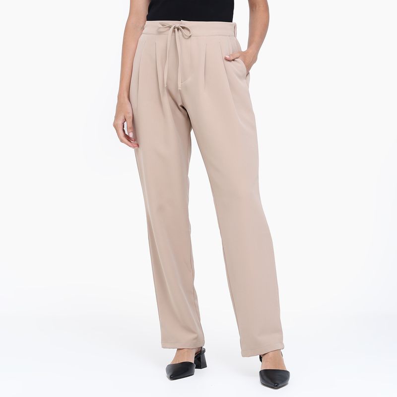 SOUTHLAND - Pantalón Recto Mujer Tiro alto Southland
