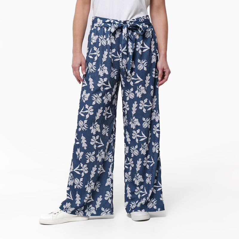 NEWPORT - Pantalón Flare Mujer Tiro alto Newport
