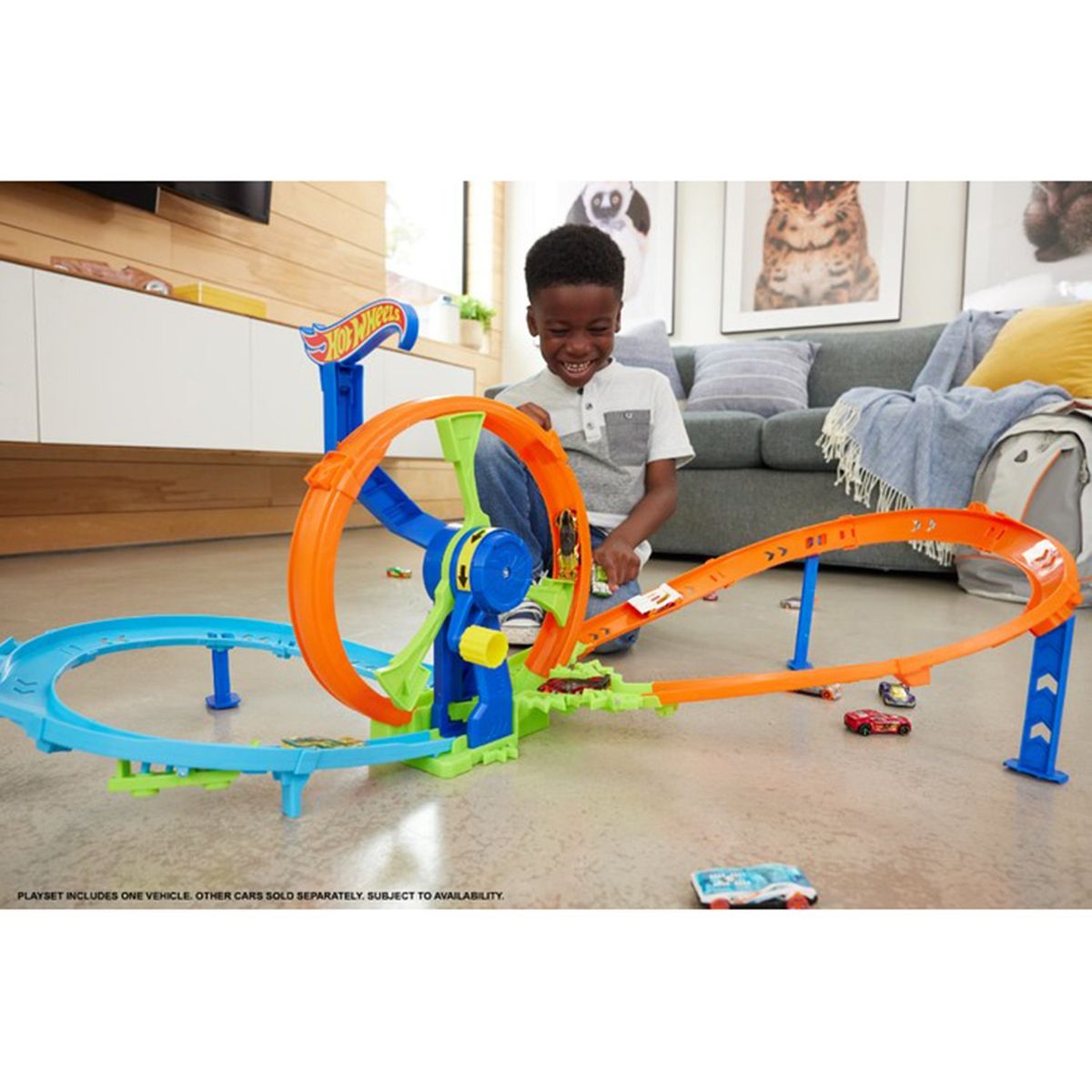 HOT WHEELS - Pista de carro Hot Wheels: Turbina Veloz