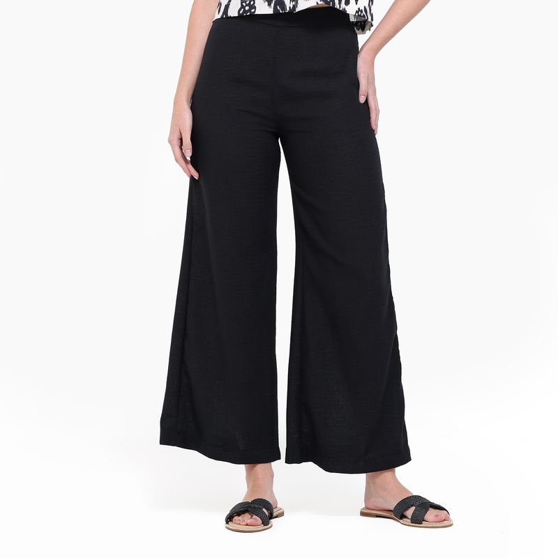 UNIVERSITY CLUB - Pantalón Wide leg Mujer Tiro alto University Club