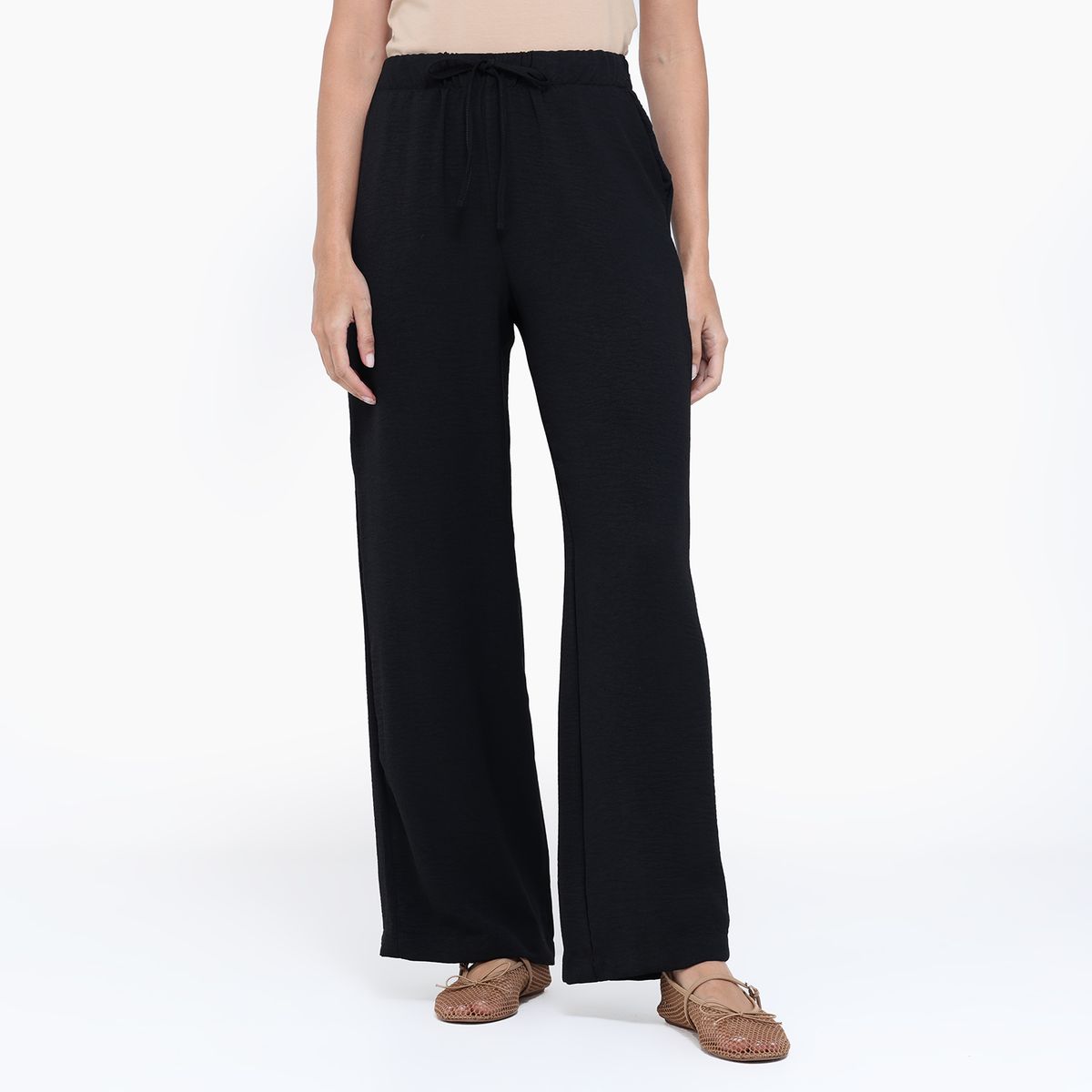 UNIVERSITY CLUB - Pantalón Wide leg Mujer Tiro alto University Club