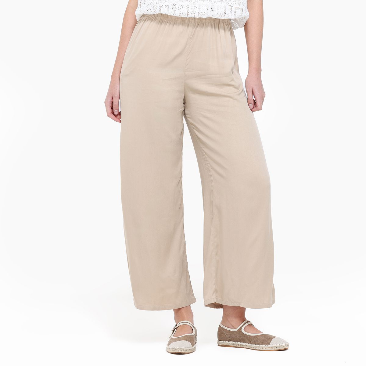 UNIVERSITY CLUB - Pantalón Culotte Mujer Tiro alto University Club