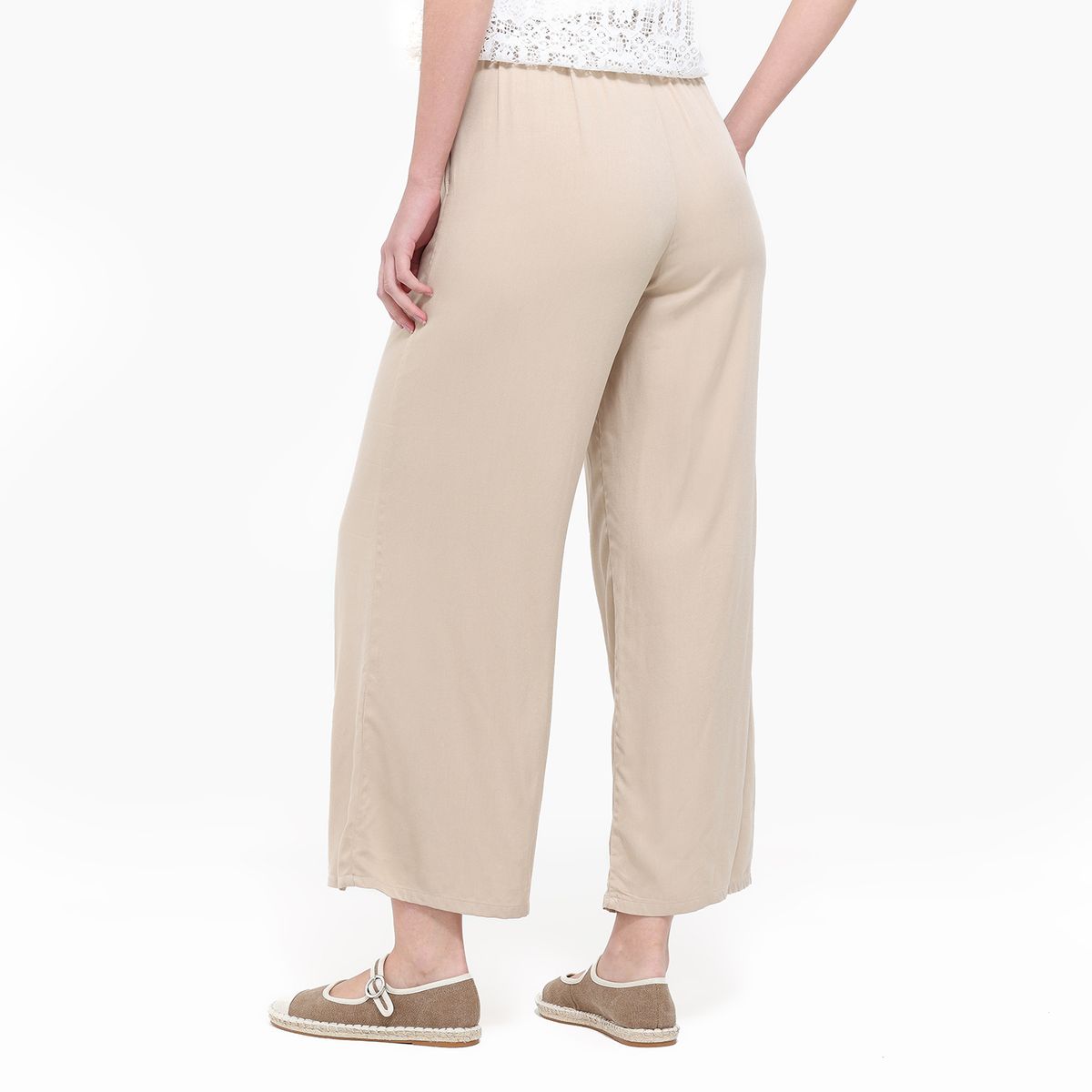 UNIVERSITY CLUB - Pantalón Culotte Mujer Tiro alto University Club