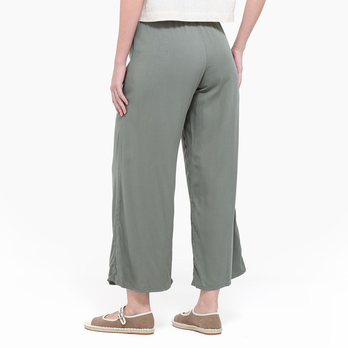 UNIVERSITY CLUB - Pantalón Culotte Mujer Tiro alto University Club