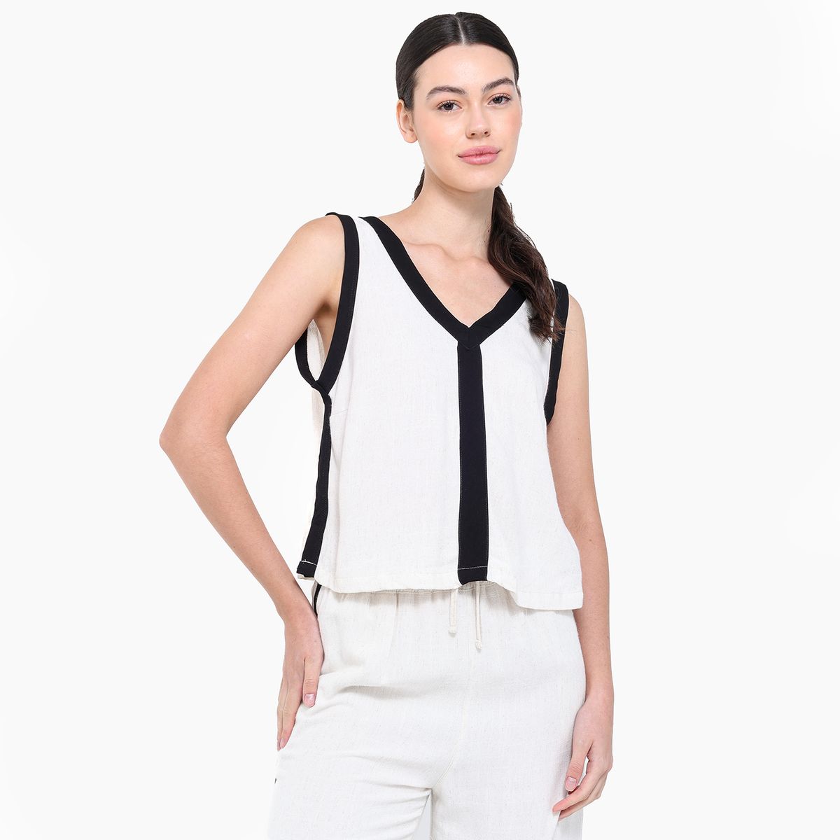 UNIVERSITY CLUB - Camisa Mujer Sin mangas University Club