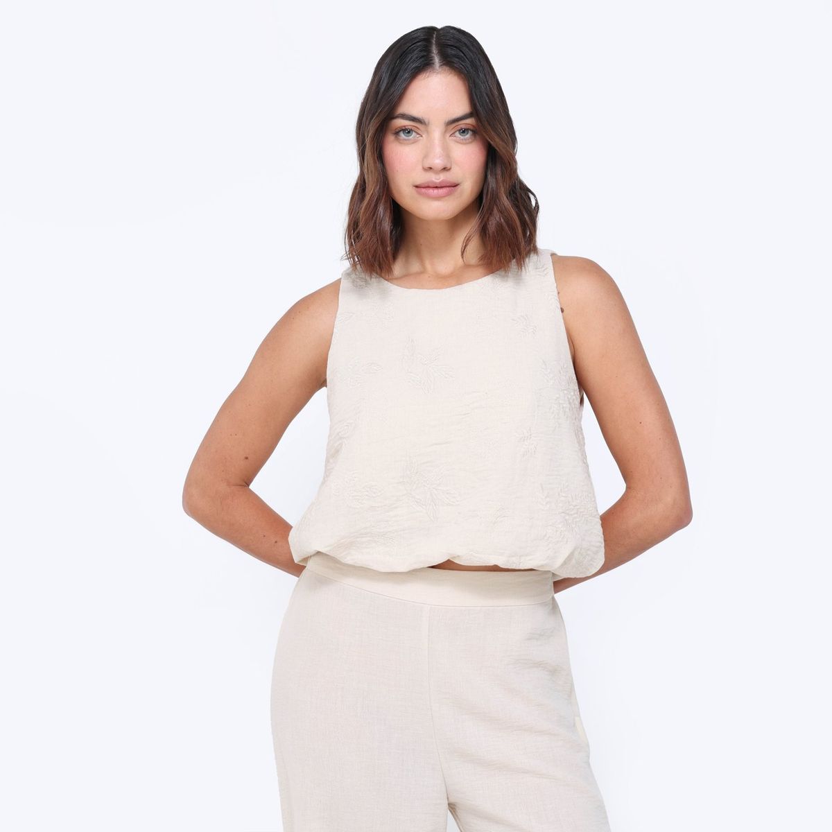 UNIVERSITY CLUB - Top Mujer Sin mangas University Club