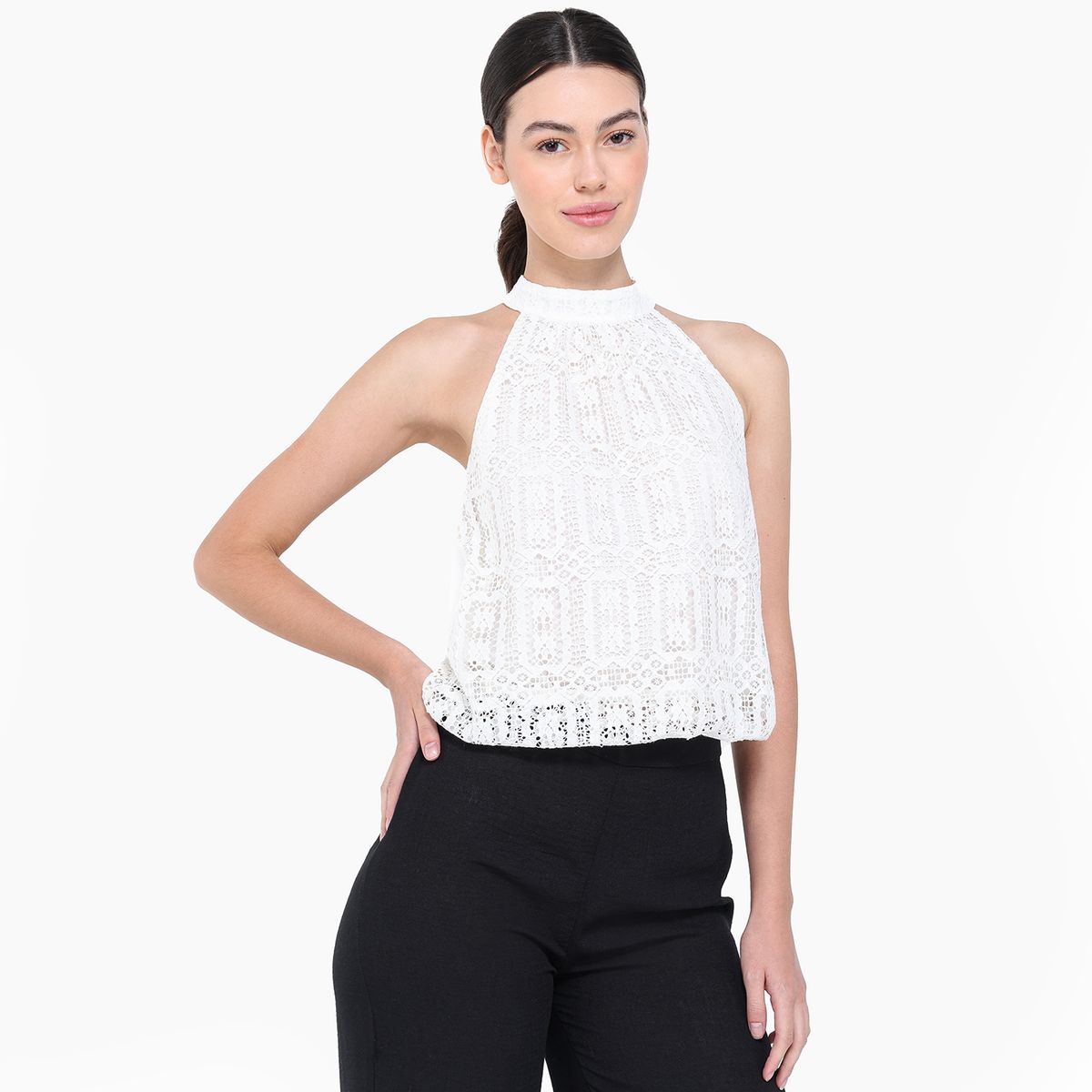 UNIVERSITY CLUB - Top Mujer Anudada Sin mangas University Club