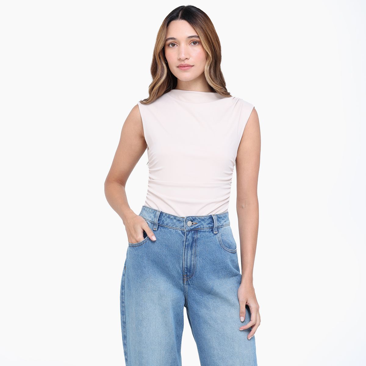 UNIVERSITY CLUB - Top Mujer Sin mangas University Club Slim fit