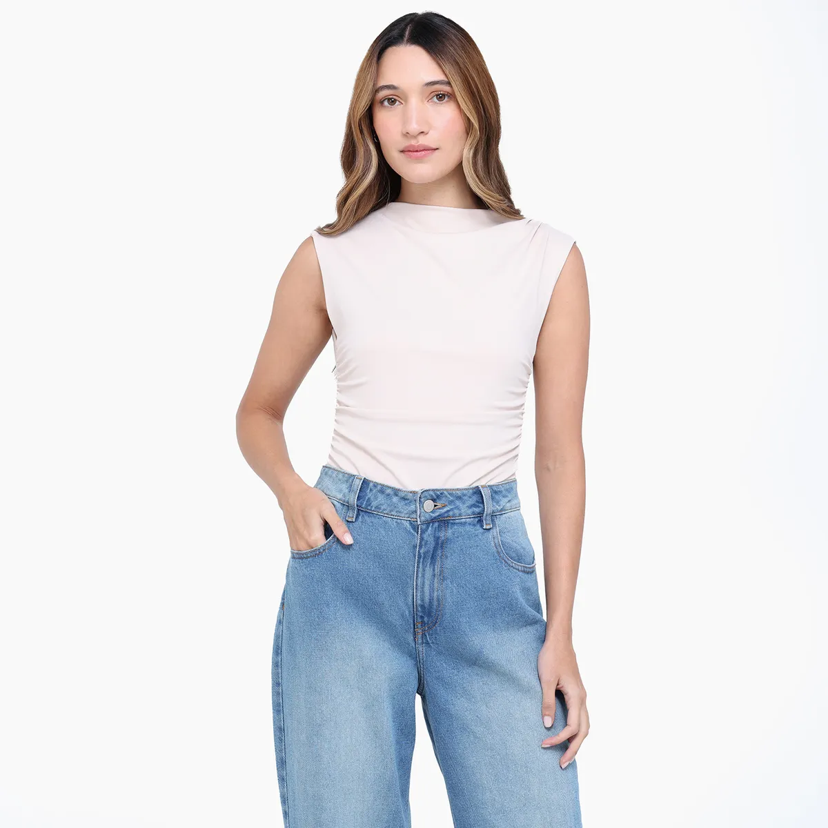 UNIVERSITY CLUB - Top Mujer Sin mangas University Club Slim fit