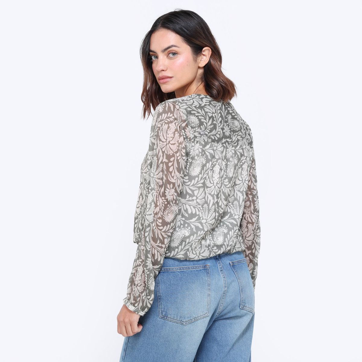 UNIVERSITY CLUB - Camisa Mujer Manga larga University Club