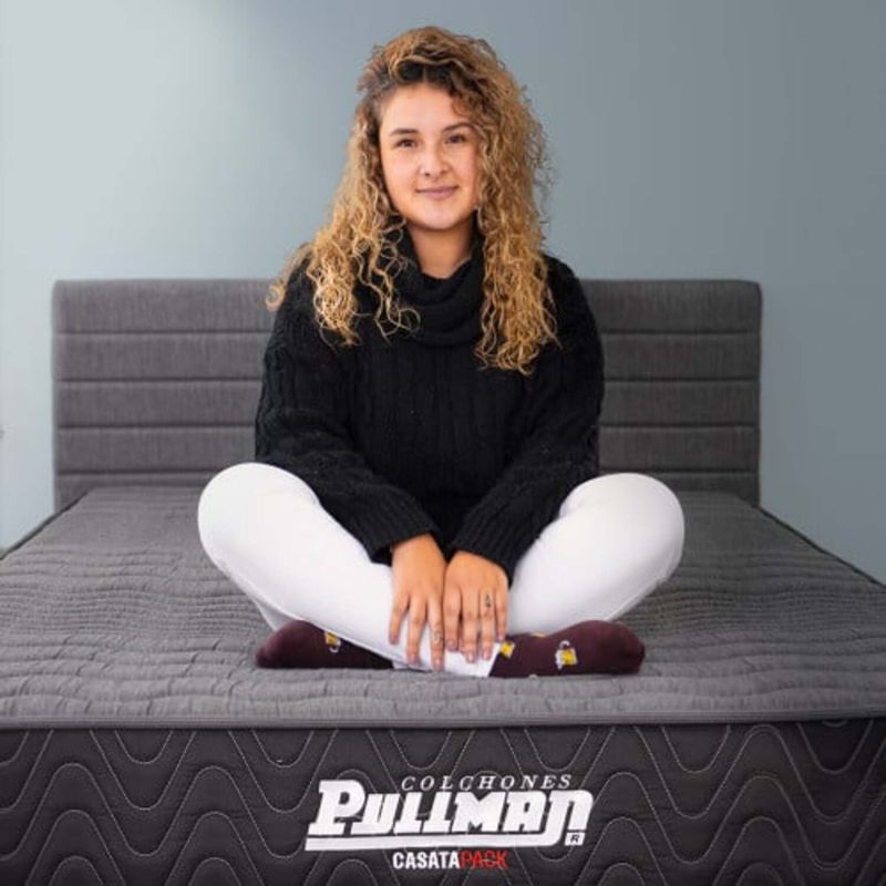 PULLMAN - Colchon Sencillo Firmeza Ultra firme Espuma CASATAPACK 100x190 PULLMAN