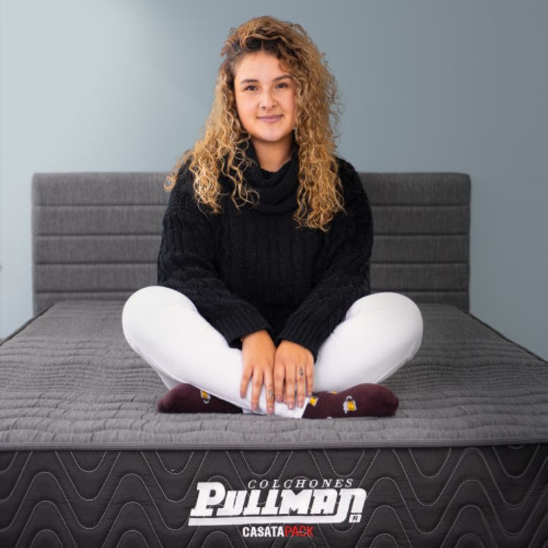 PULLMAN - Colchon Doble Firmeza Ultra firme Espuma CASATAPACK 140x190 PULLMAN