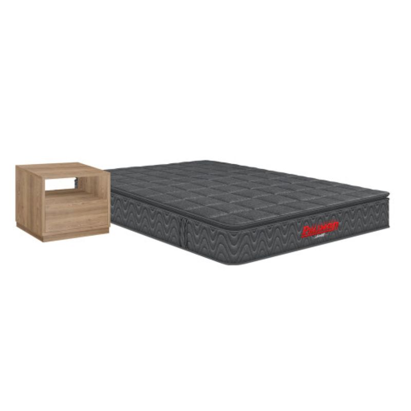 PULLMAN - Colchón Queen Firmeza Media Ortopédico Resortado con Pillow Orthopack BTU 160 x 190 cm  Pullman 