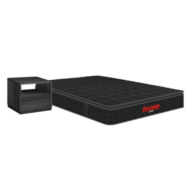 PULLMAN - Colchón King Firmeza Media Ortopédico Resortado con Pillow Orthopack BTU 200 x 200 cm  Pullman 