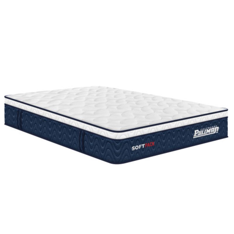 PULLMAN - Colchon Queen Firmeza Suave Resortes Pocket SOFTPACK 160X190 PULLMAN