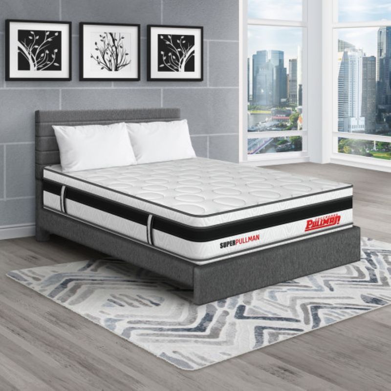 PULLMAN - Colchon con cama Semidoble Firme Resortes Pocket SUPERPULLMAN 190 x 120 PULLMAN