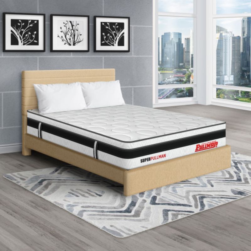 PULLMAN - Colchon con cama Sencillo Firme Resortes Pocket SUPERPULLMAN 190 x 100 PULLMAN