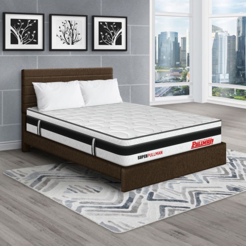 PULLMAN - Colchon con cama Sencillo Firme Resortes Pocket SUPERPULLMAN 190 x 100 PULLMAN