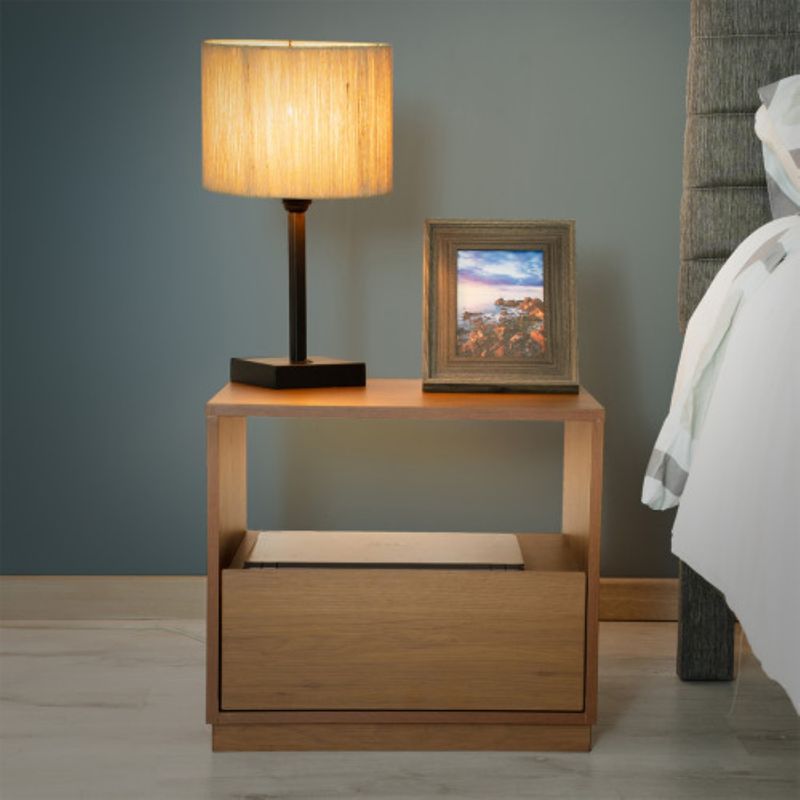 PULLMAN - Mesa de noche BOTTOM Madera 50 cm x 40 cm x 45 cm