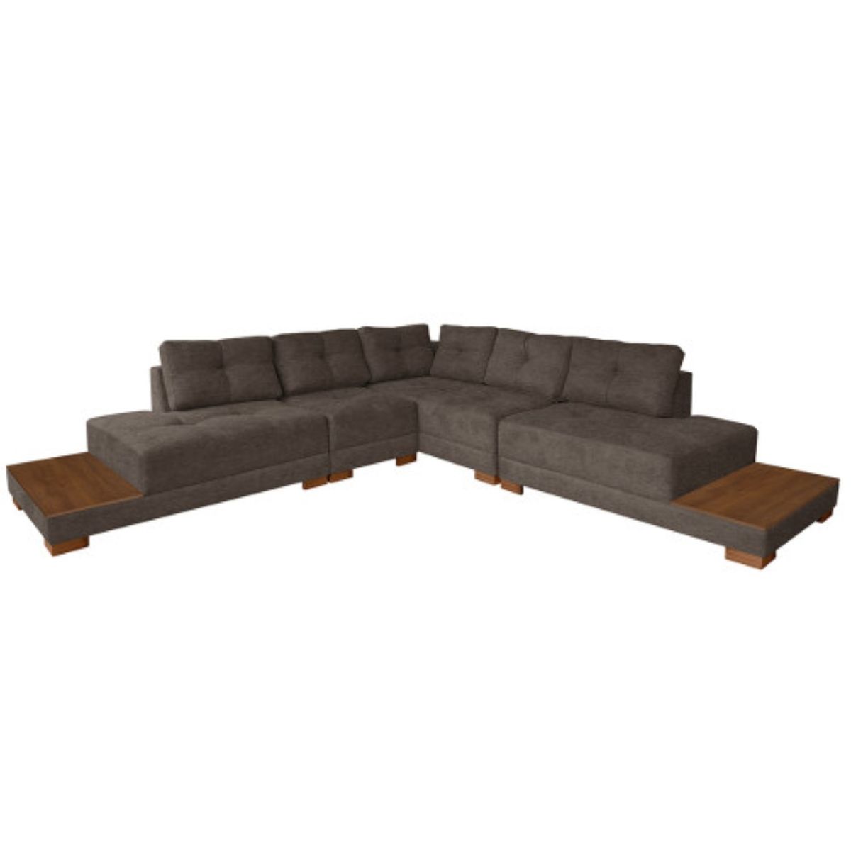 PULLMAN - Sala Modular Leroa Tela Café