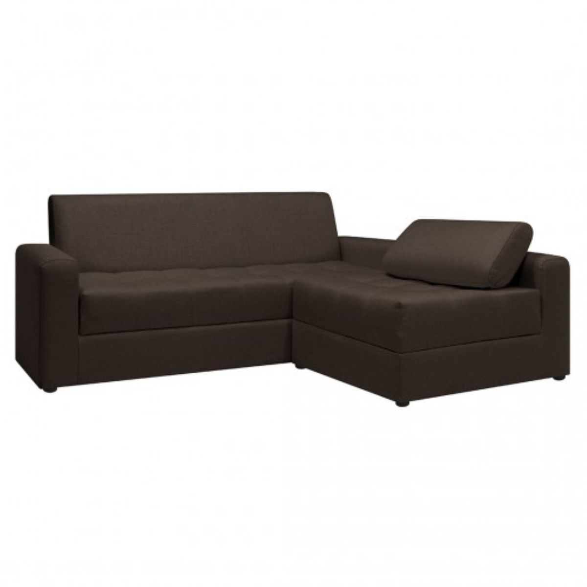 PULLMAN - Sofá En L Alondra Antifluido Color Café