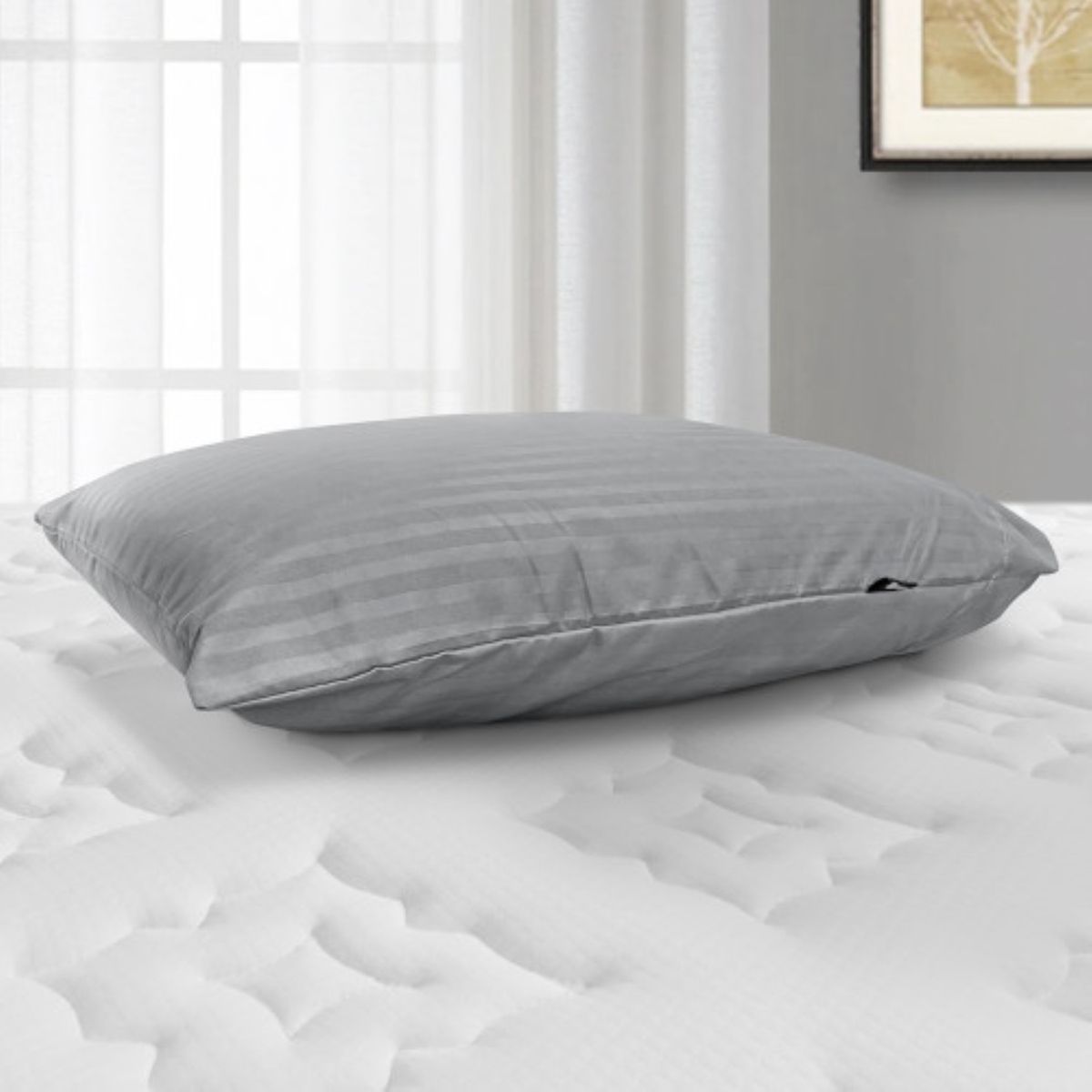 PULLMAN - Funda De Almohada Uni Gris Hotelero