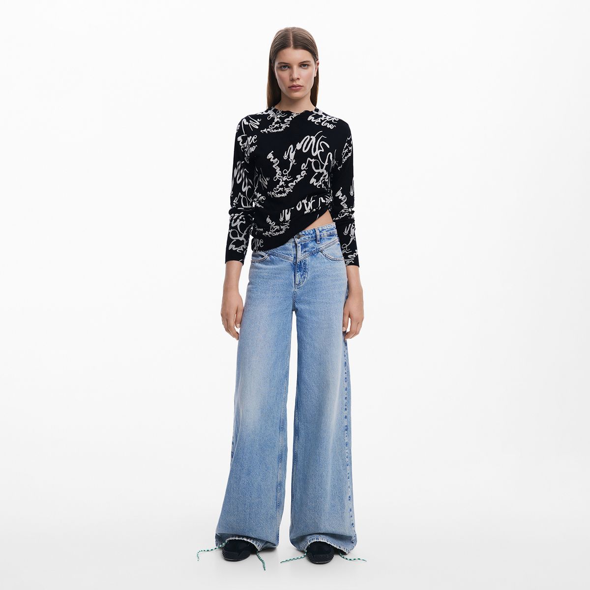 DESIGUAL - Saco Mujer con Estampado Desigual