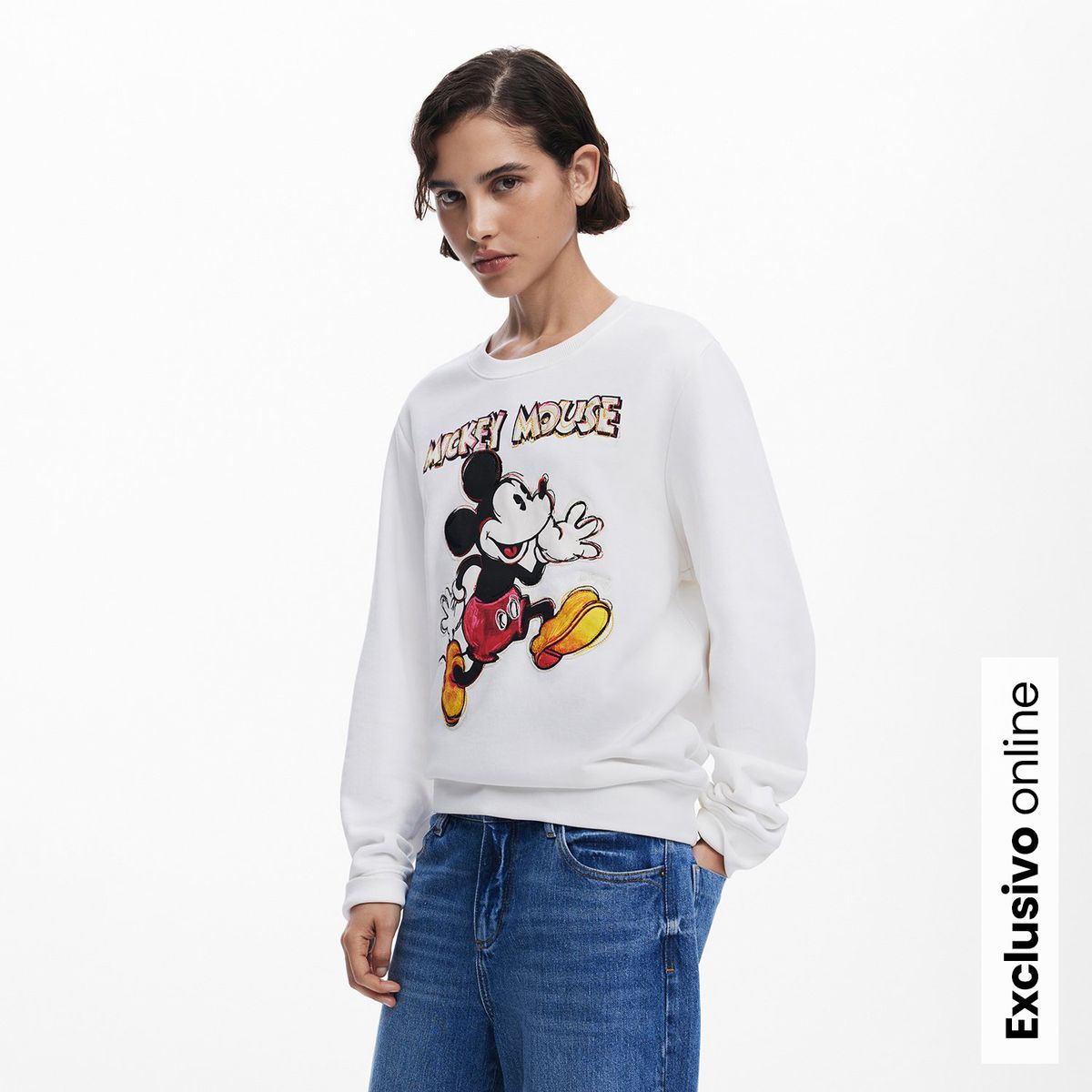 DESIGUAL - Saco Mujer con Estampado de Algodón Desigual