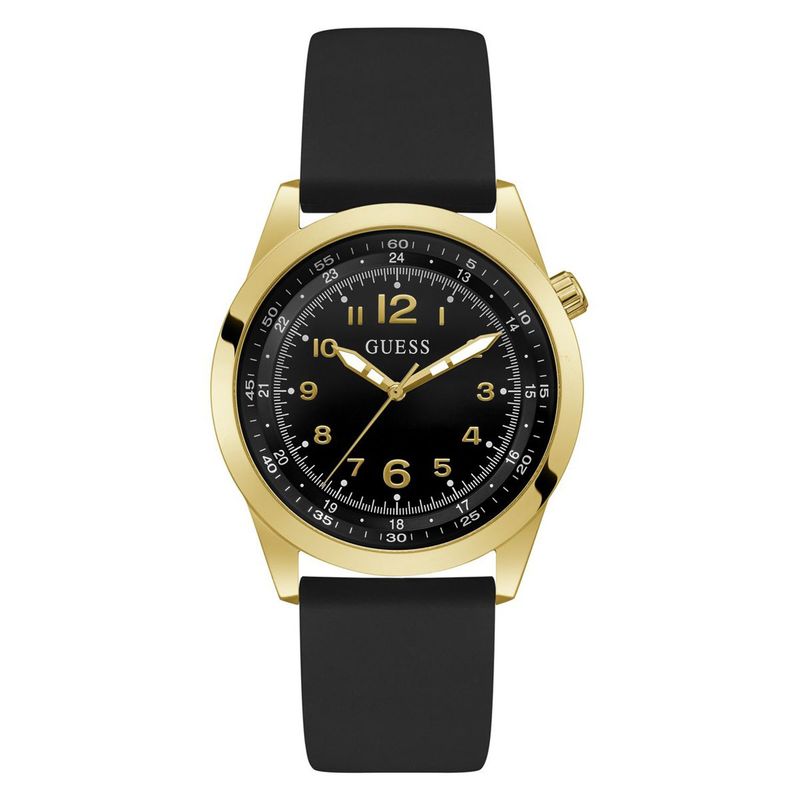 GUESS - Relojes Guess Hombre Max. Relojes Silicona Negro GW0494G2