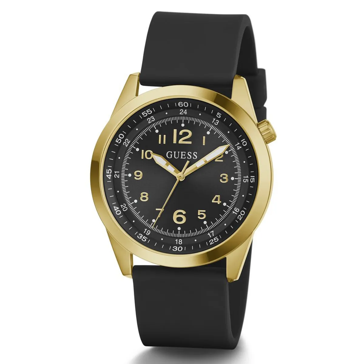 GUESS - Relojes Guess Hombre Max. Relojes Silicona Negro GW0494G2