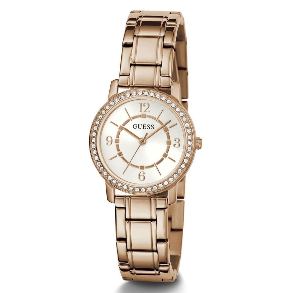 GUESS - Reloj Guess Mujer Melody. Relojes Acero Inoxidable Oro Rosa GW0468L3 