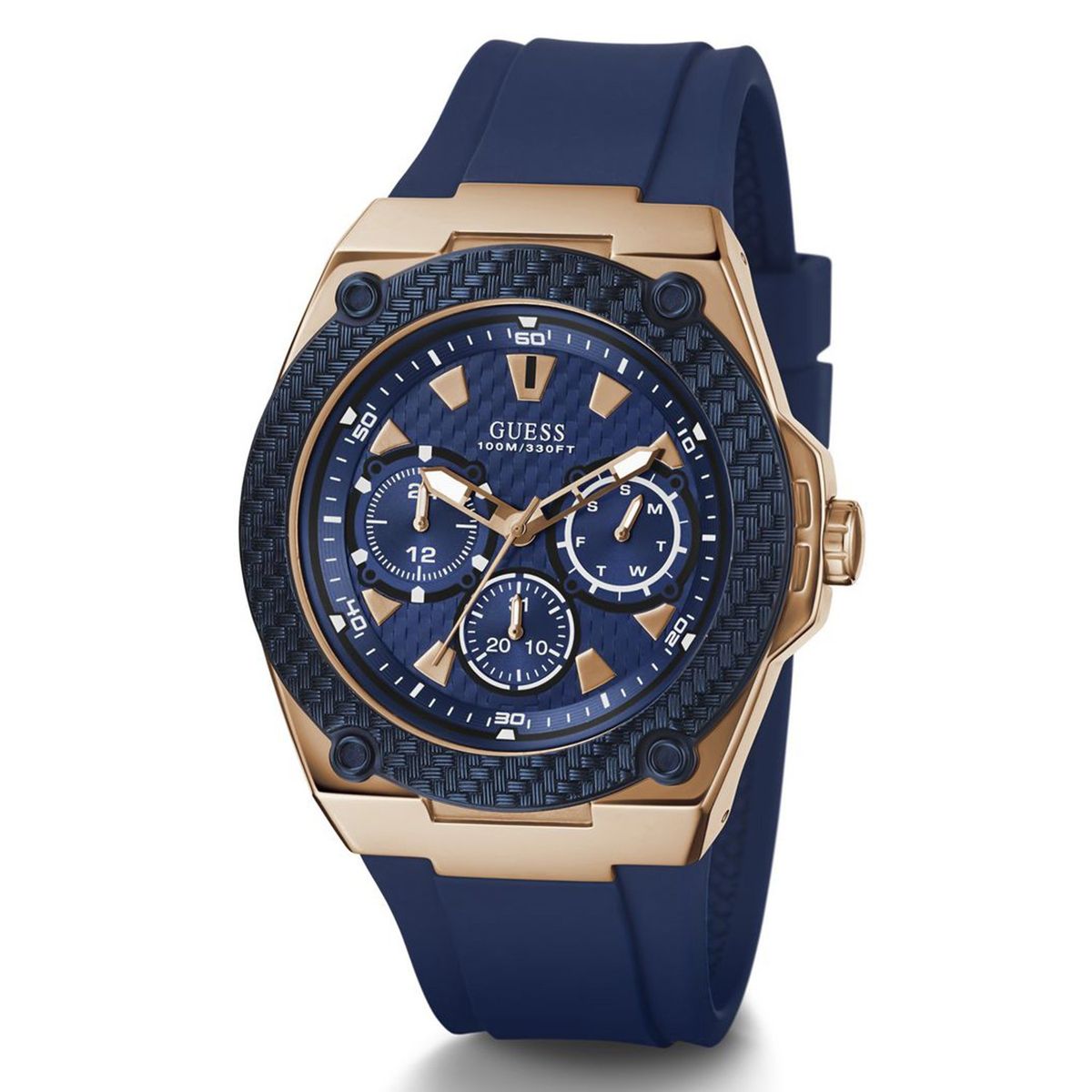 GUESS - Reloj Guess Hombre Legacy. Relojes Silicona Azul W1049G2 